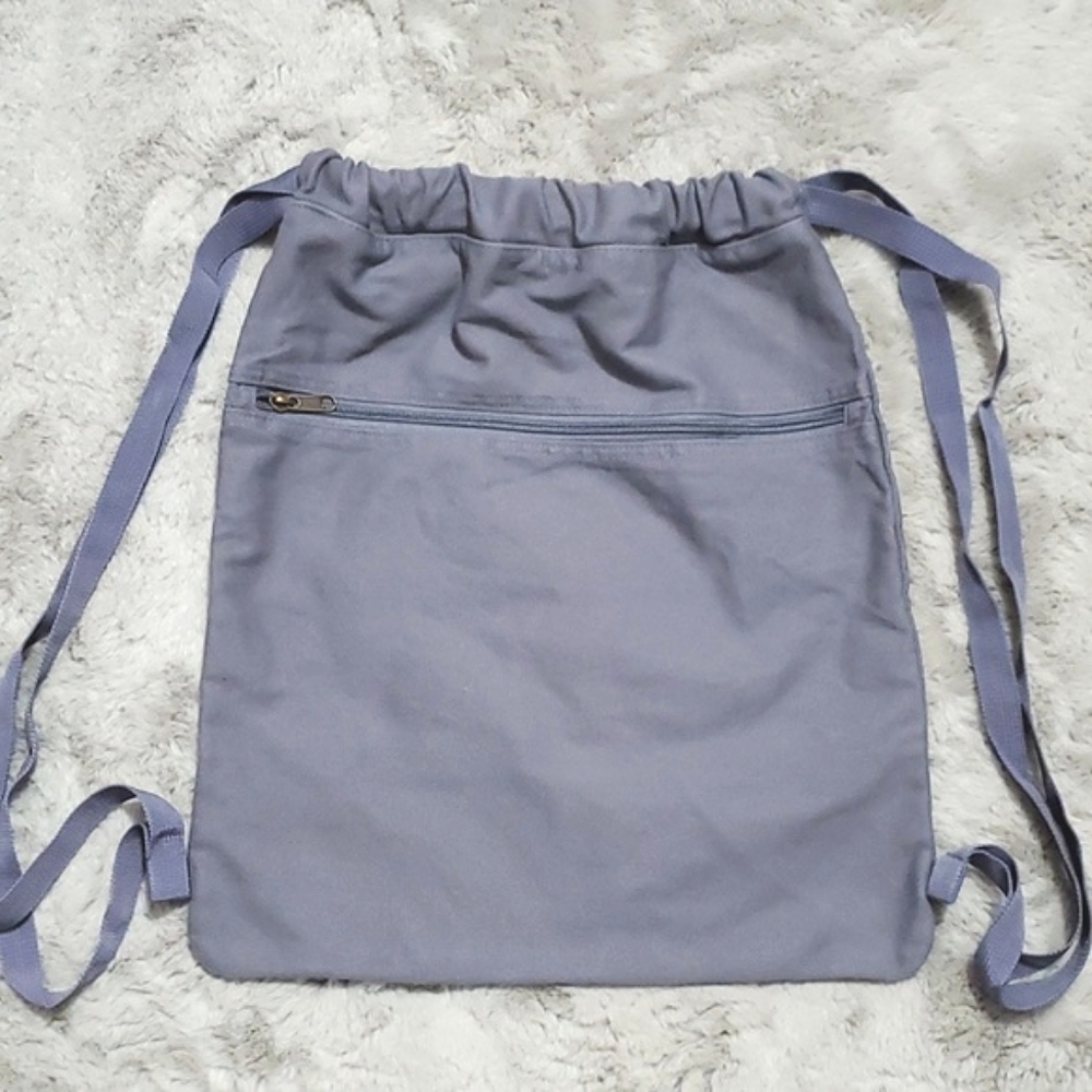 Canvas Drawstring Backpack
